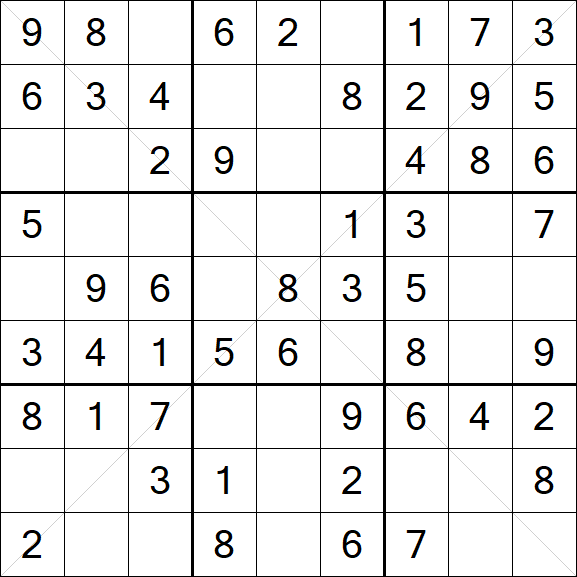 Sudoku X - Easy
