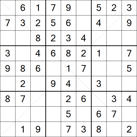 Sudoku X - Einfach