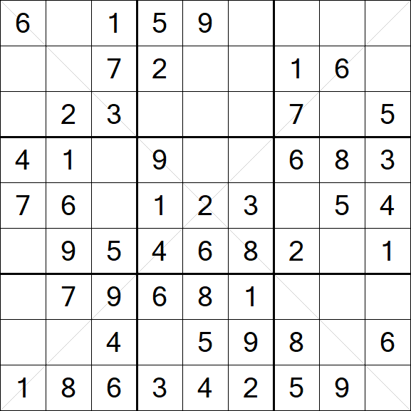 Sudoku X - Einfach