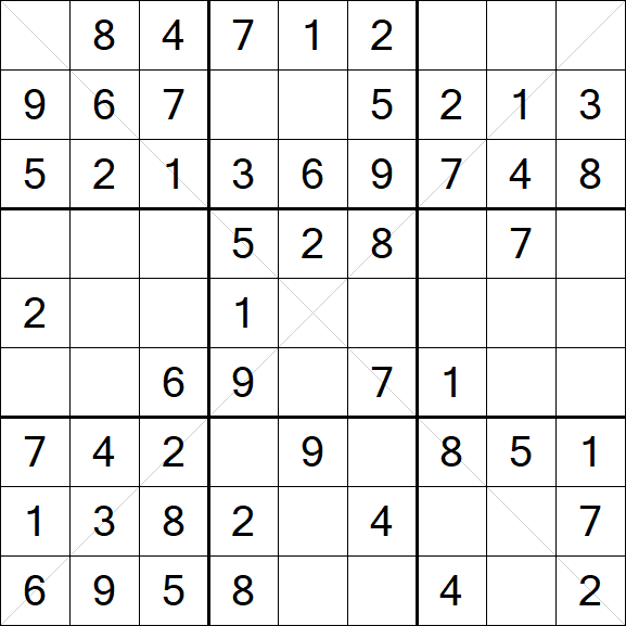 Sudoku X - Simple