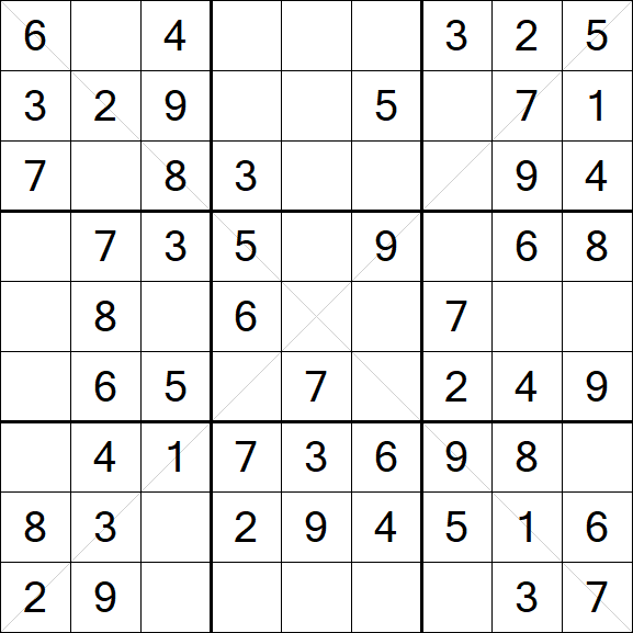 Sudoku X - Easy