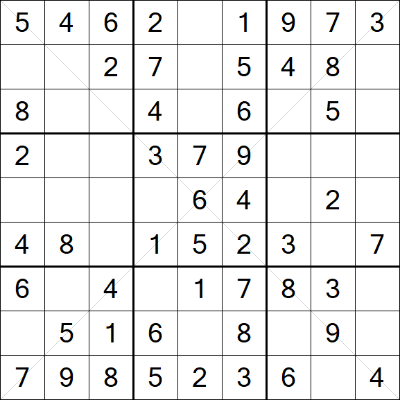 Sudoku X - Fácil