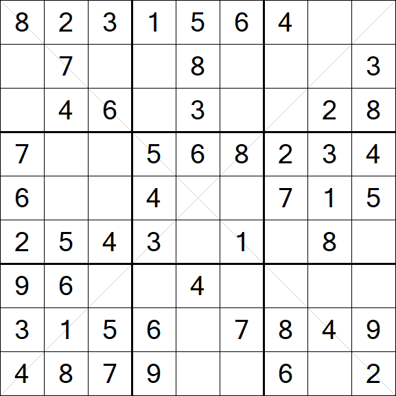 Sudoku X - Fácil