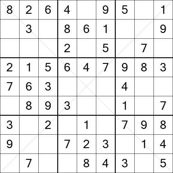 Sudoku X - Easy