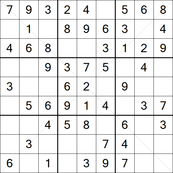 Sudoku X - Easy