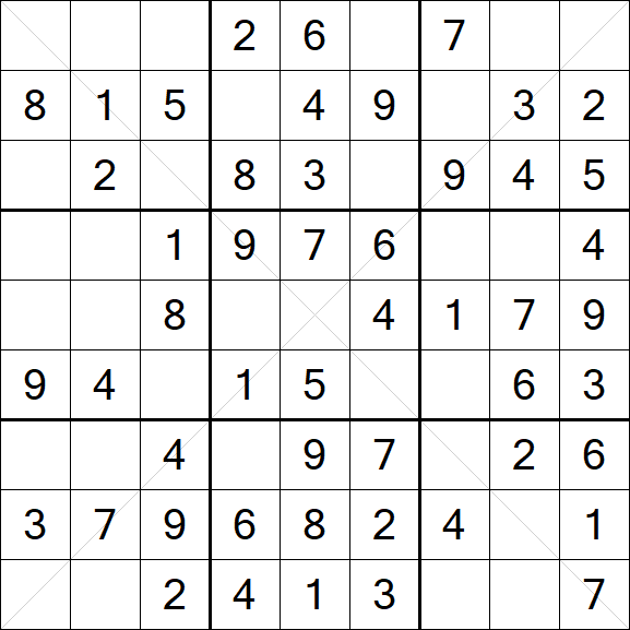 Sudoku X - Einfach