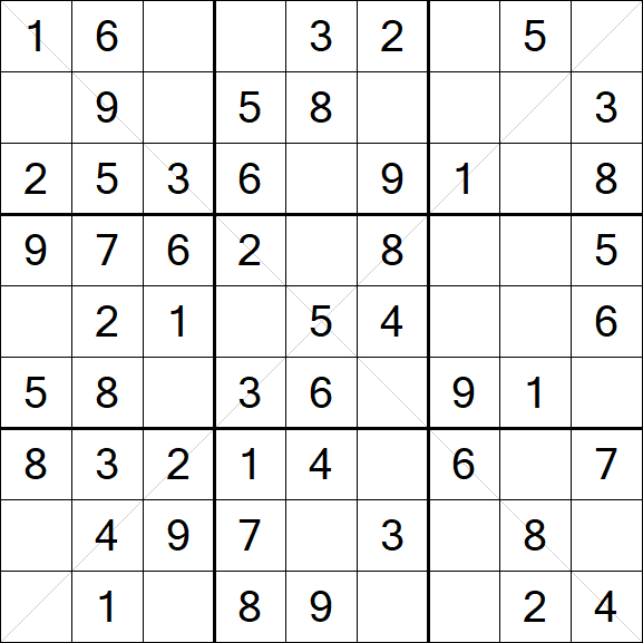 Sudoku X - Easy