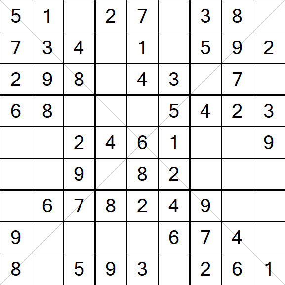 Sudoku X - Easy
