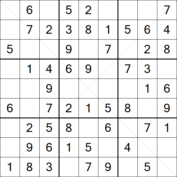 Sudoku X - Simple