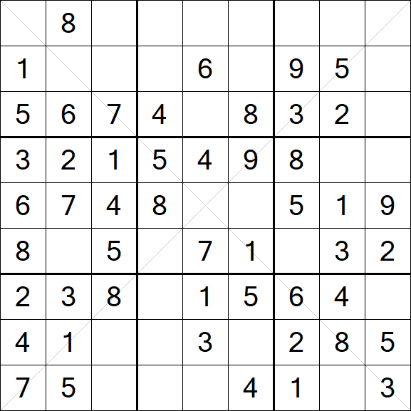 Sudoku X - Simple