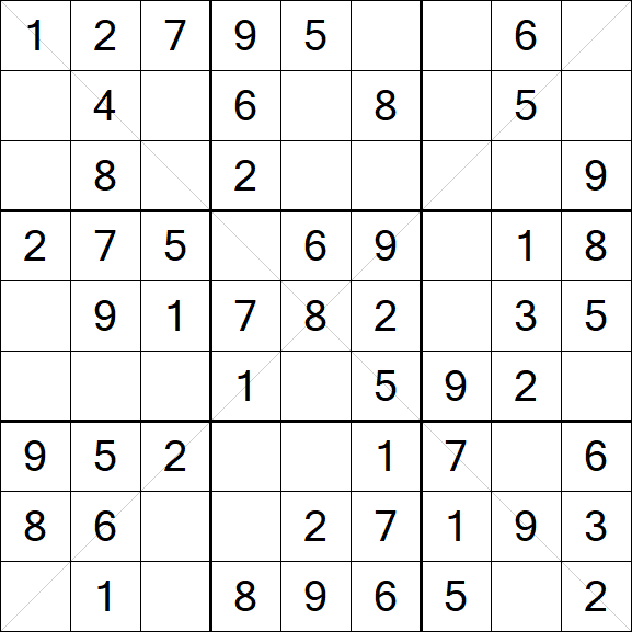 Sudoku X - Fácil