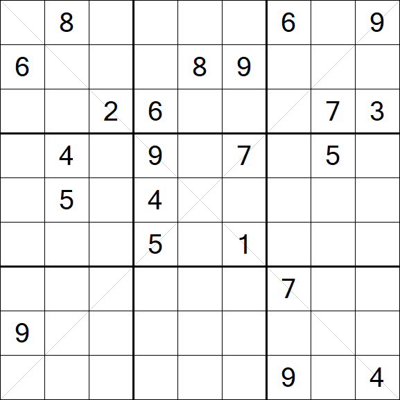 Sudoku X - Difícil