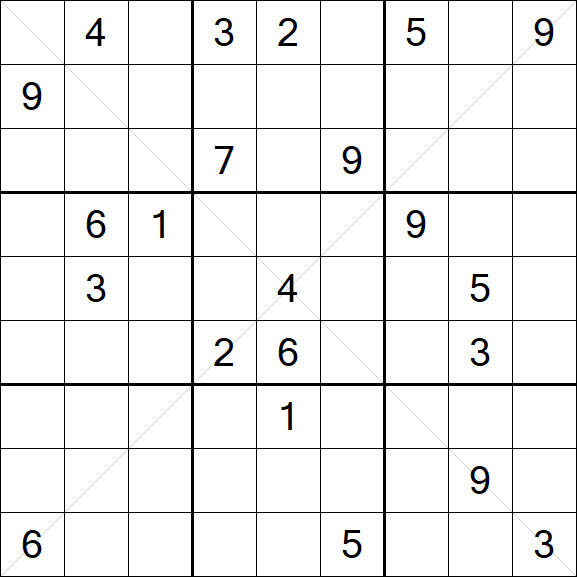 Sudoku X - Difícil