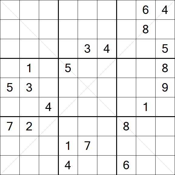 Sudoku X - Difícil