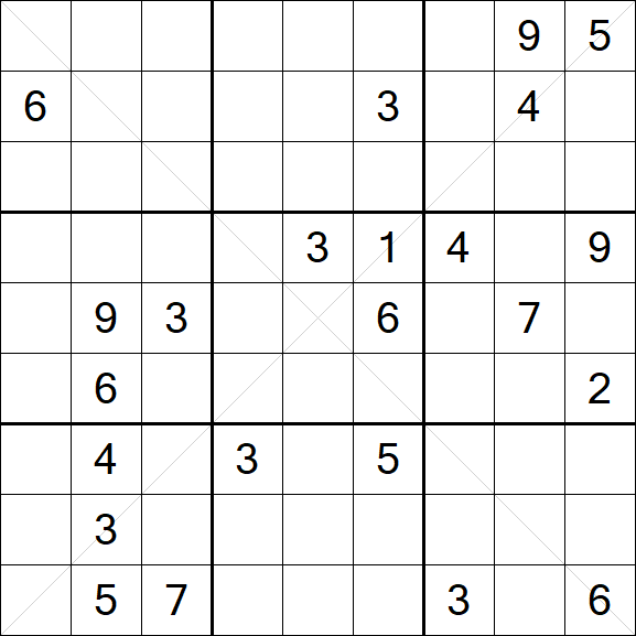 Sudoku X - Difícil