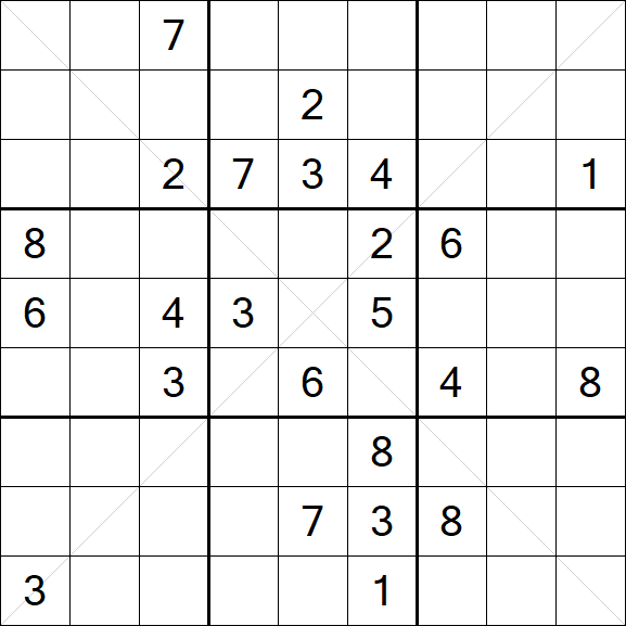 Sudoku X - Difícil