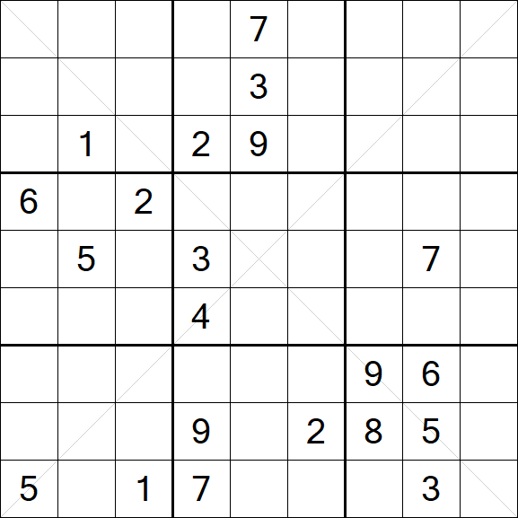 Sudoku X - Difícil