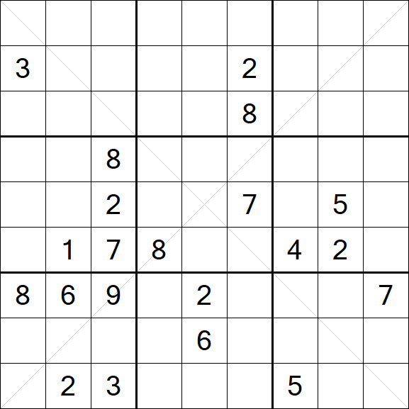 Sudoku X - Difícil