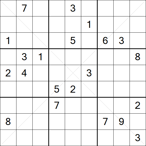 Sudoku X - Difícil