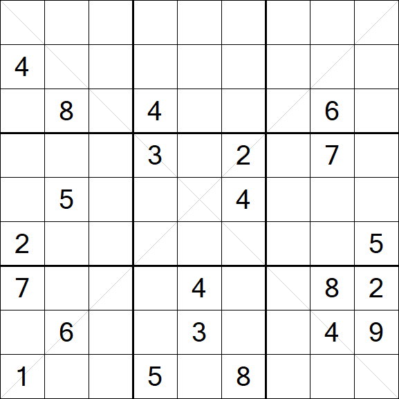 Sudoku X - Difícil