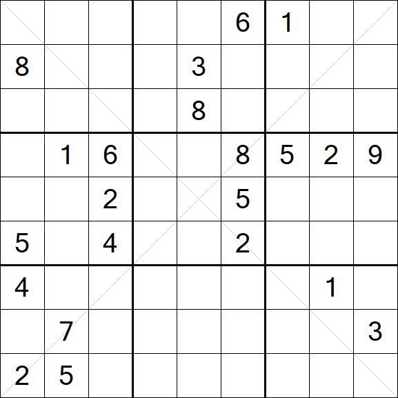 Sudoku X - Difícil