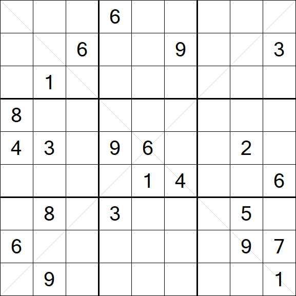 Sudoku X - Difícil