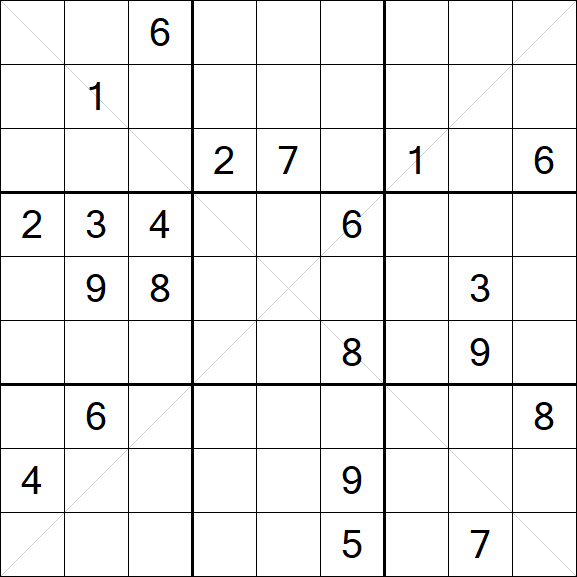 Sudoku X - Difícil