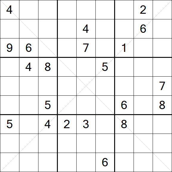 Sudoku X - Hard