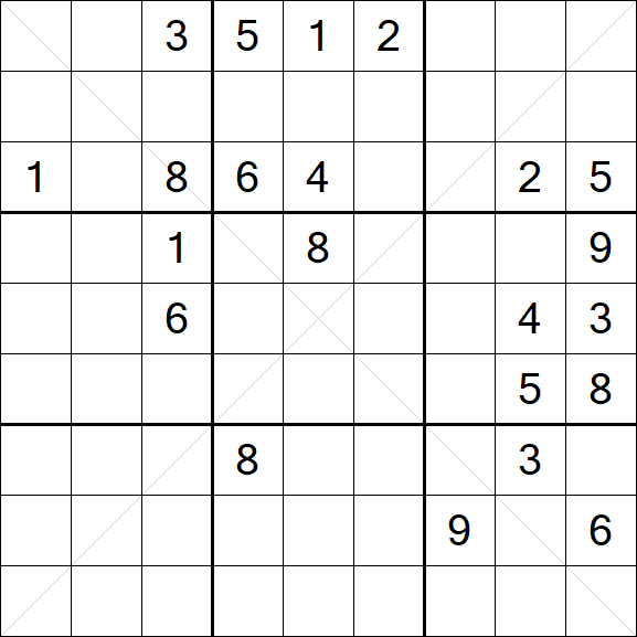 Sudoku X - Hard