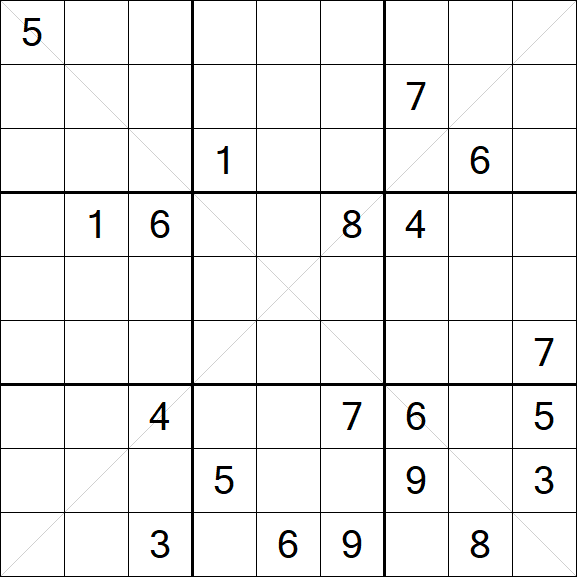 Sudoku X - Difícil