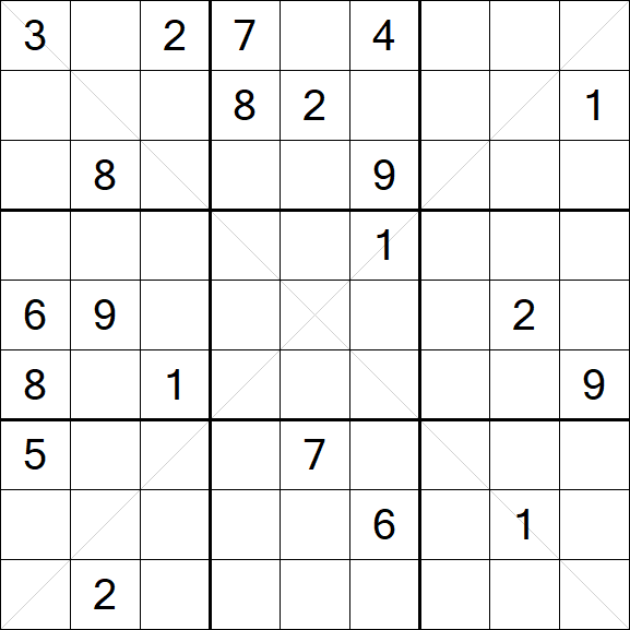 Sudoku X - Difícil