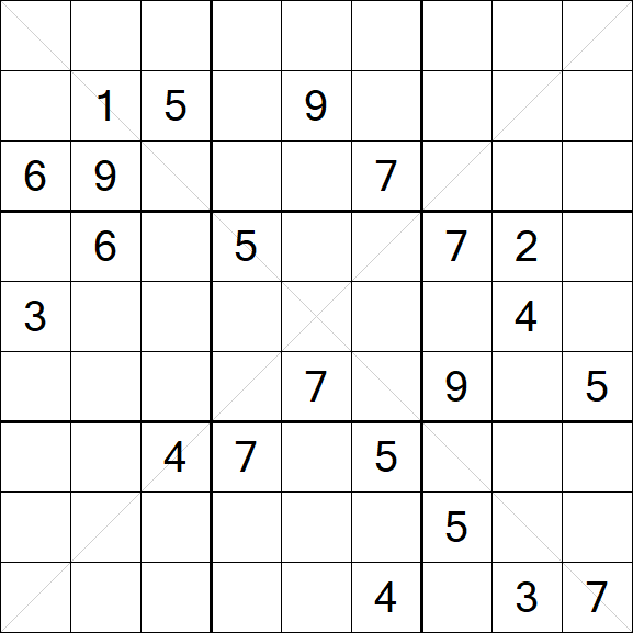 Sudoku X - Difícil