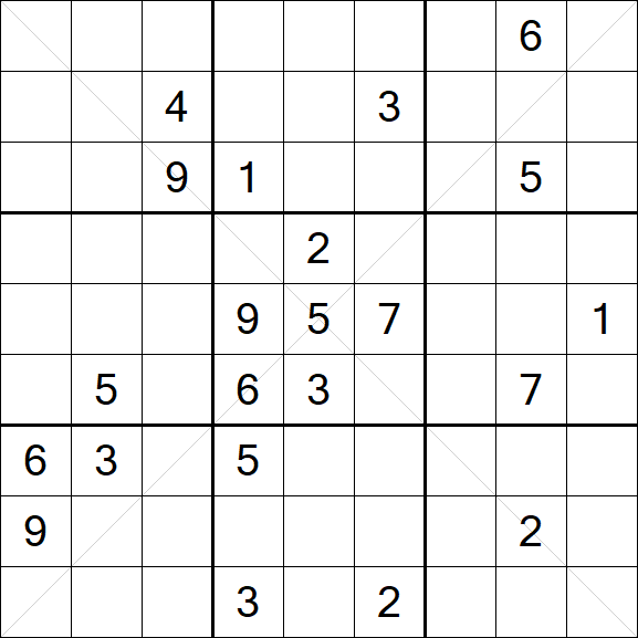Sudoku X - Difícil