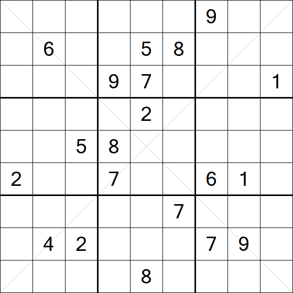 Sudoku X - Difícil