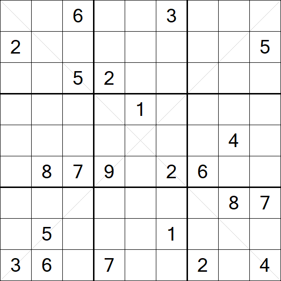Sudoku X - Difícil