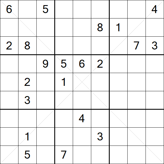 Sudoku X - Difícil