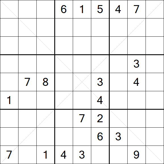 Sudoku X - Difícil