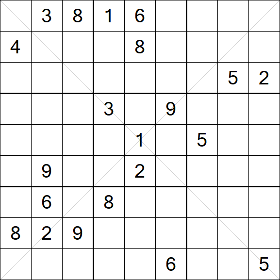 Sudoku X - Difícil