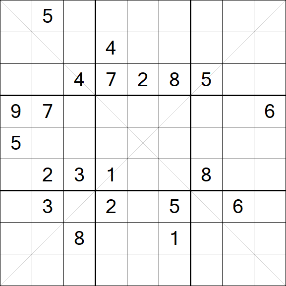 Sudoku X - Hard