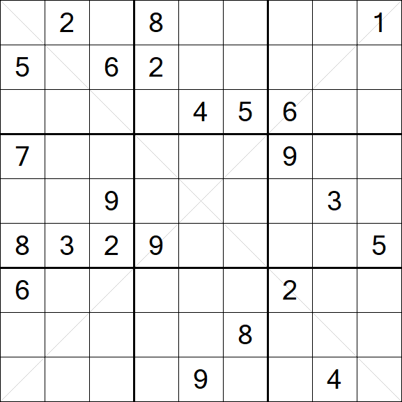 Sudoku X - Hard