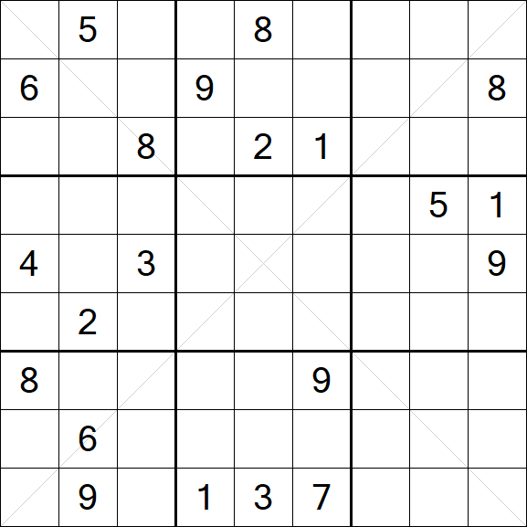 Sudoku X - Difícil