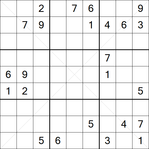 Sudoku X - Difícil