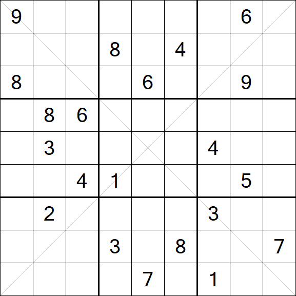 Sudoku X - Difícil