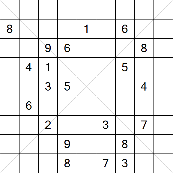Sudoku X - Difícil
