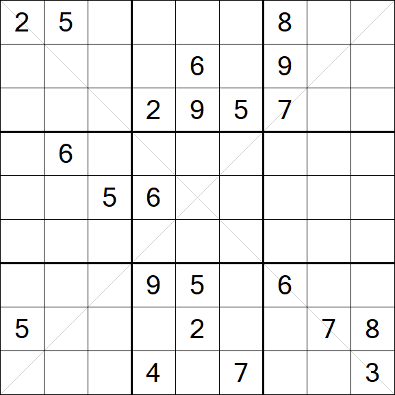 Sudoku X - Difícil