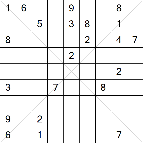 Sudoku X - Difícil