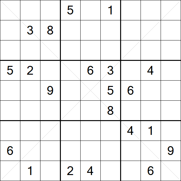 Sudoku X - Difícil
