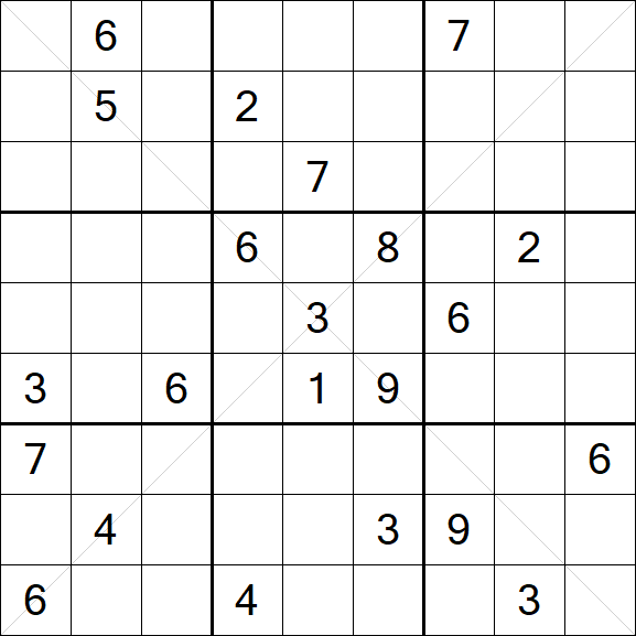 Sudoku X - Difícil