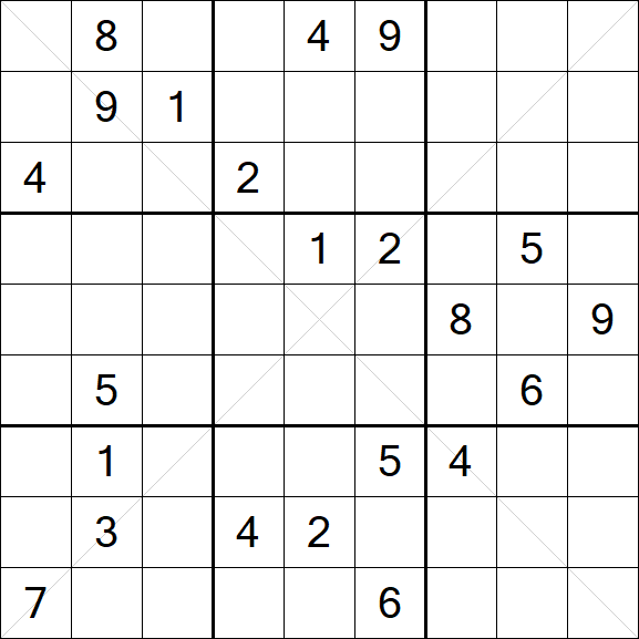 Sudoku X - Difícil