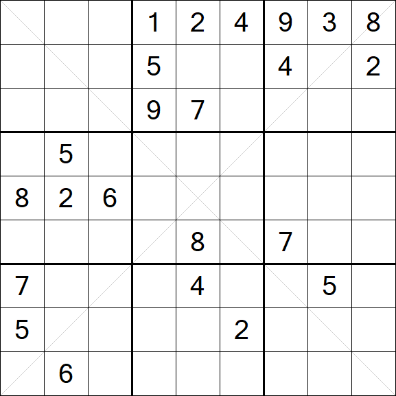 Sudoku X - Difícil